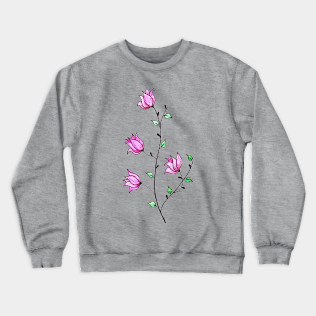 Flower Crewneck Sweatshirt by DarkoRikalo86